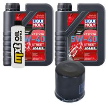 Inspektionspaket 2L 5W-40 + Ölfilter für KTM LC4 Enduro 640 ccm Bj. 2002