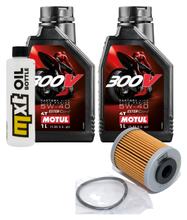 Paquet d'inspection 2L 5W-40 + filtre à huile pour KTM LC4 Enduro 640 ccm Année 2002