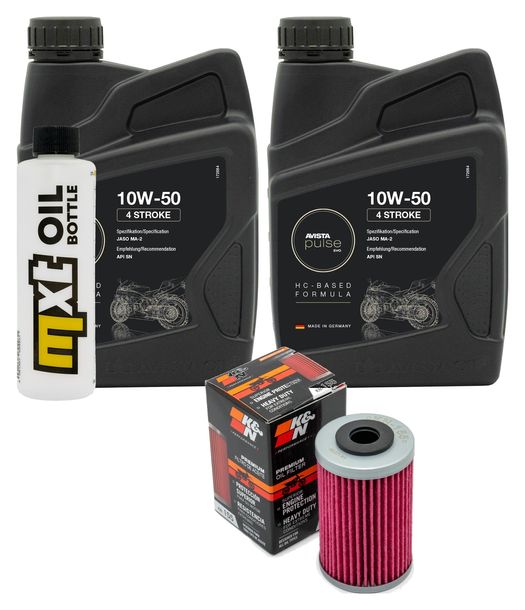 Inspektionspaket 2L 10W-50 + Ölfilter für KTM RC 200 ccm Bj. 2015