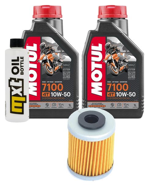 Inspektionspaket 2L 10W-50 + Ölfilter für KTM SMC Super Moto 660 ccm Bj. 2004
