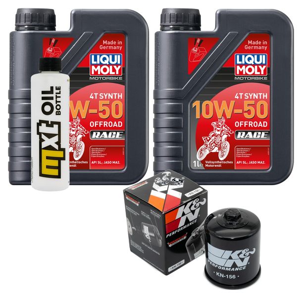 Inspektionspaket 2L 10W-50 + Ölfilter für KTM SMC Super Moto 660 ccm Bj. 2004