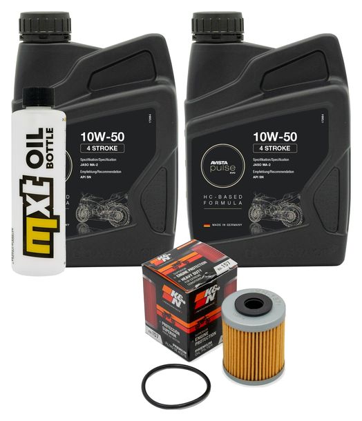 Inspektionspaket 2L 10W-50 + Ölfilter für KTM SMC Super Moto 660 ccm Bj. 2004