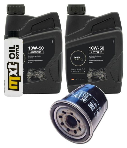 Inspektionspaket 2L 10W-50 + Ölfilter für KTM SMC Super Moto 660 ccm Bj. 2004