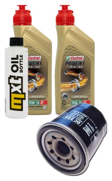 Inspektionspaket 2L 10W-50 + Ölfilter für KTM SMC Super Moto 660 ccm Bj. 2004