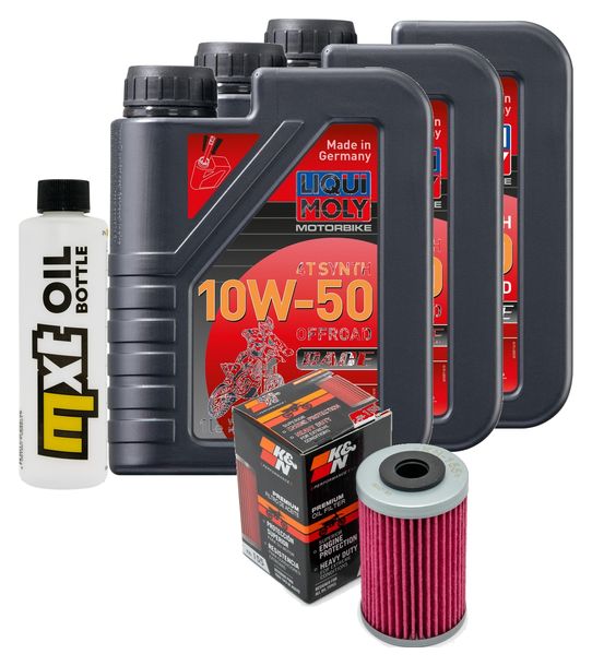 Inspektionspaket 3L 10W-50 + Ölfilter für KTM SMC Super Moto 660 ccm Bj. 2005