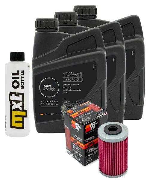Inspektionspaket 3L 10W-50 + Ölfilter für KTM SMC Super Moto 660 ccm Bj. 2005