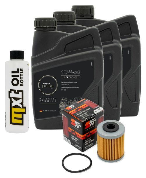 Inspektionspaket 3L 10W-50 + Ölfilter für KTM SMC Super Moto 660 ccm Bj. 2005