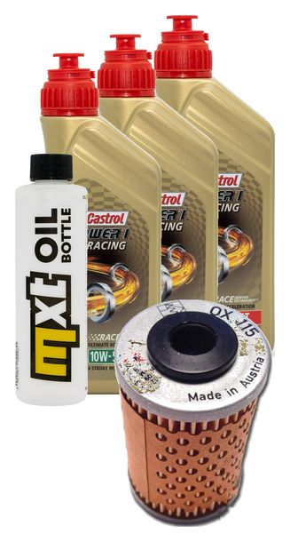 Inspektionspaket 3L 10W-50 + Ölfilter für KTM SMC Super Moto 660 ccm Bj. 2005