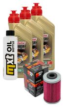 Inspectiepakket 3L 10W-50 + Oliefilter voor KTM SMC Super Moto 660 ccm Bouwjaar 2005