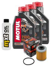 Paquete de inspección 3L 10W-50+filtro de aceite para KTM SMC Super Moto 660 ccm Año 2005