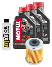 Paquete de inspección 3L 10W-50+filtro de aceite para KTM SMC Super Moto 660 ccm Año 2005