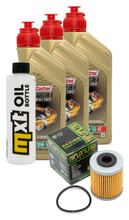 Pacote de Inspeção 3L 10W-50 + Filtro de Óleo para KTM SMC Super Moto 660 ccm Ano Fabricação 2005