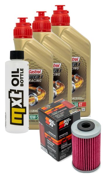 Inspektionspaket 3L 10W-50 + Ölfilter für KTM SMC Super Moto 660 ccm Bj. 2006