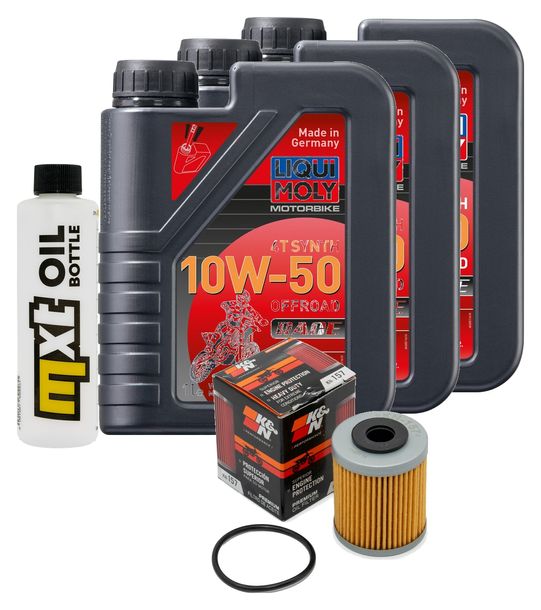 Inspektionspaket 3L 10W-50 + Ölfilter für KTM SMC Super Moto 660 ccm Bj. 2006