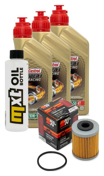 Inspektionspaket 3L 10W-50 + Ölfilter für KTM SMC Super Moto 660 ccm Bj. 2006