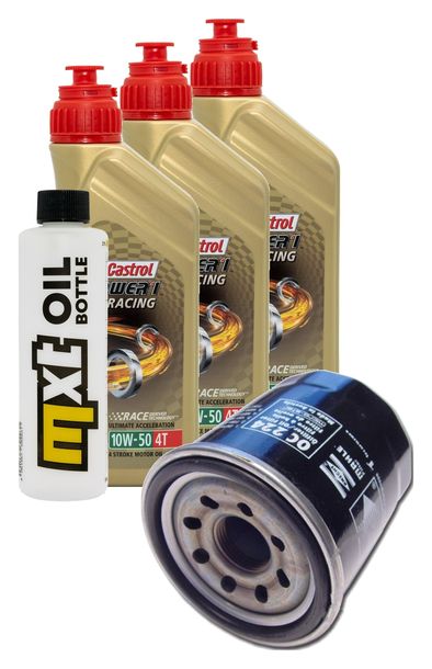 Inspektionspaket 3L 10W-50 + Ölfilter für KTM SMC Super Moto 660 ccm Bj. 2006