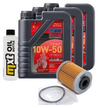 Inspektionspaket 3L 10W-50 + Ölfilter für KTM SMC Super Moto 660 ccm Bj. 2006