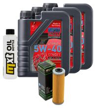 Paquete de inspección 3L 5W-40 con filtro de aceite para KTM Super Duke R 990 ccm Año 2009 - 2012
