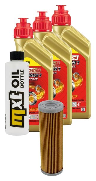 Inspektionspaket 3L 5W-40 + Ölfilter für KTM Super Duke R 990 ccm Bj. 2013