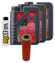 Inspectiepakket 3L 5W-40 + oliefilter voor KTM Super Duke R 990 ccm Baujaar 2013