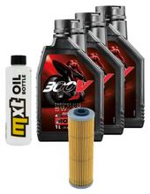 Inspektionspaket 3L 5W-40 + Ölfilter für KTM Super Duke R 990 ccm Bj. 2013