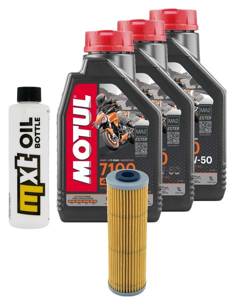 Inspektionspaket 3L 10W-50 + Ölfilter für KTM Super Enduro R 950 ccm Bj. 2006 - 2008