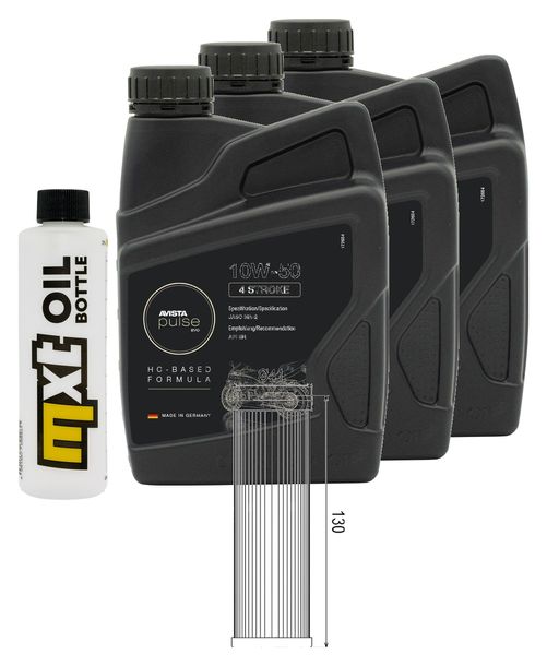 Inspektionspaket 3L 10W-50 + Ölfilter für KTM Super Enduro R 950 ccm Bj. 2006 - 2008