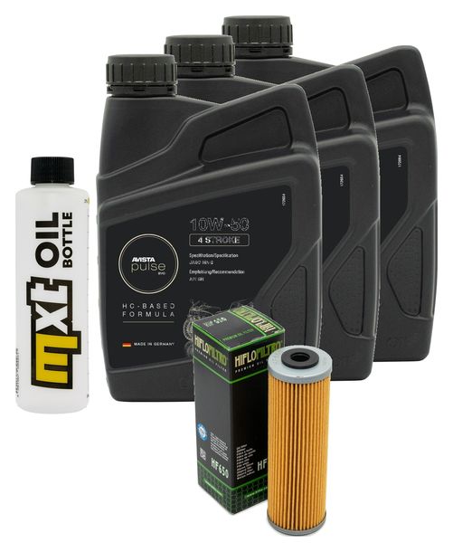 Inspektionspaket 3L 10W-50 + Ölfilter für KTM Supermoto R T 990 ccm Bj. 2013