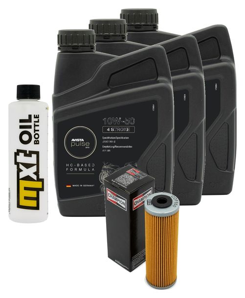 Inspektionspaket 3L 10W-50 + Ölfilter für KTM Supermoto R T 990 ccm Bj. 2013