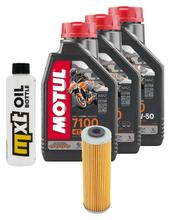Pacote de Inspeção 3L 10W-50 + Filtro de Óleo para KTM Supermoto R T 990 ccm Ano. 2013
