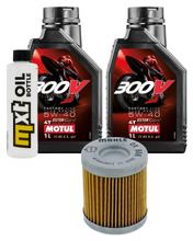 Inspectiepakket 2L 5W-40 + Oliefilter voor KTM SX Racing XC 400 / 525 cc Baujaar 2000 - 2002