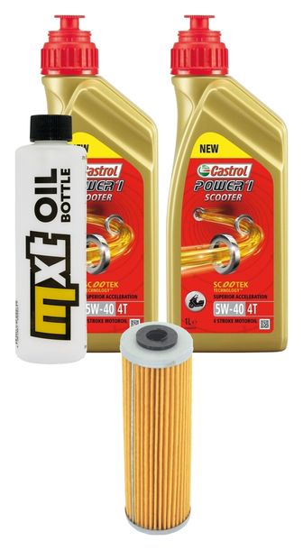 Inspektionspaket 2L 5W-40 + Ölfilter für KTM SX 450 ccm Bj. 2009