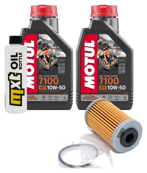 Inspektionspaket 2L 10W-50 + Ölfilter für Husaberg FE i Enduro, KTM SX SMR 250 / 450 ccm Bj. 2013