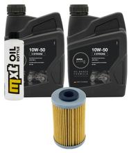 Pacchetto di ispezione 2L 10W-50+filtro olio per Husaberg FE i Enduro, KTM SX SMR 250 / 450 ccm Anno 2013