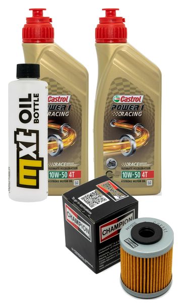 Inspektionspaket 2L 10W-50 + Ölfilter für KTM Enduro R 690 ccm Bj. 2009 - 2010
