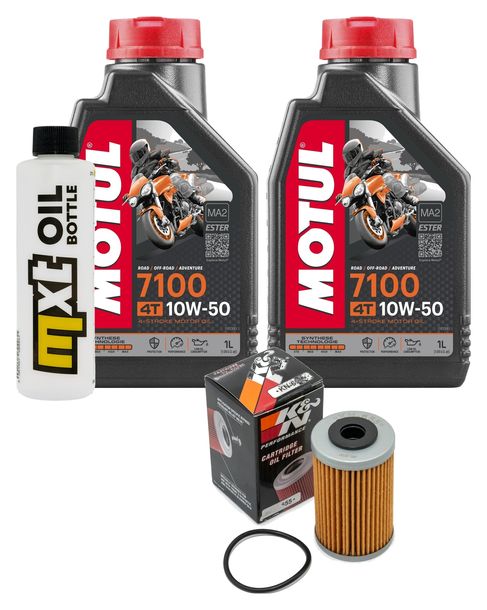 Inspektionspaket 2L 10W-50 + Ölfilter für KTM EXC i.e. Sixdays SX-F Racing SX SMR 450 ccm Bj. 2013 - 2016