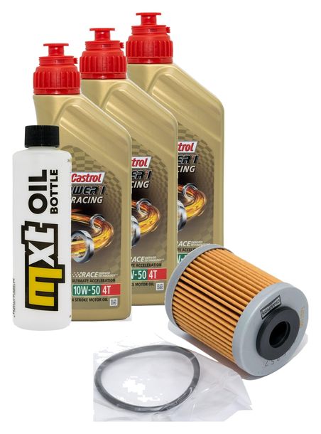 Inspektionspaket 3L 10W-50 + Ölfilter für KTM SXC 625 ccm Bj. 2005