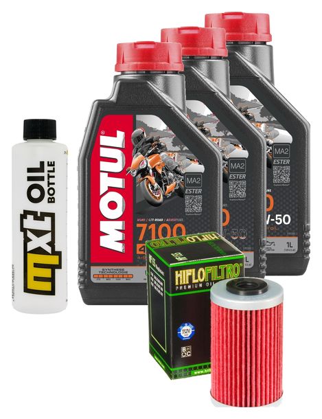 Inspektionspaket 3L 10W-50 + Ölfilter für KTM SXC 625 ccm Bj. 2005