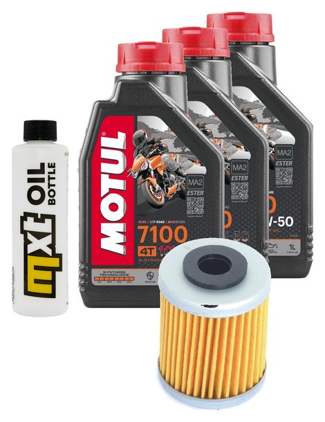 Inspektionspaket 3L 10W-50 + Ölfilter für KTM SXC 625 ccm Bj. 2005
