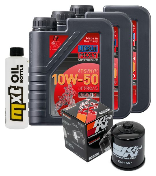 Inspektionspaket 3L 10W-50 + Ölfilter für KTM SXC 625 ccm Bj. 2005