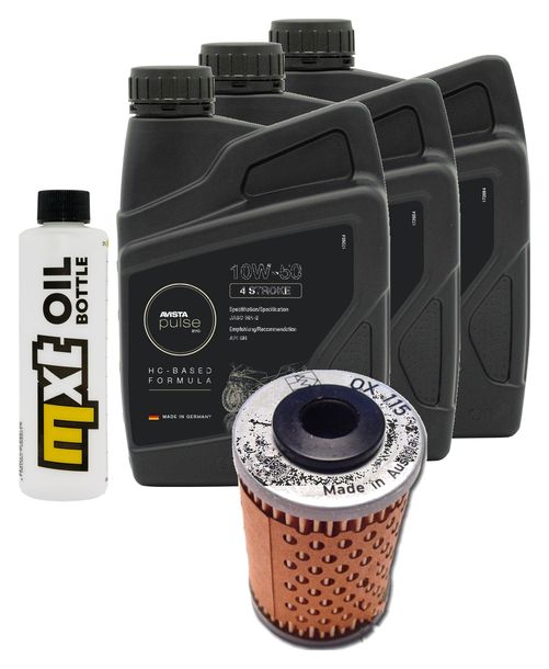 Inspektionspaket 3L 10W-50 + Ölfilter für KTM SXC 625 ccm Bj. 2005