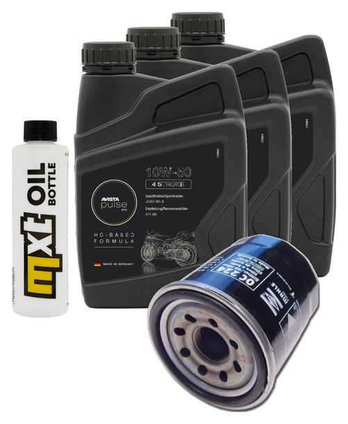 Inspektionspaket 3L 10W-50 + Ölfilter für KTM SXC 625 ccm Bj. 2005
