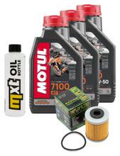 Pacote de Inspeção 3L 10W-50 + Filtro de Óleo para KTM SXC 625 ccm Ano 2005