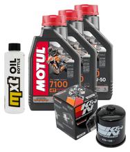 Ensemble d'inspection 3L 10W-50+filtre à huile pour KTM SXC 625 ccm Année 2005