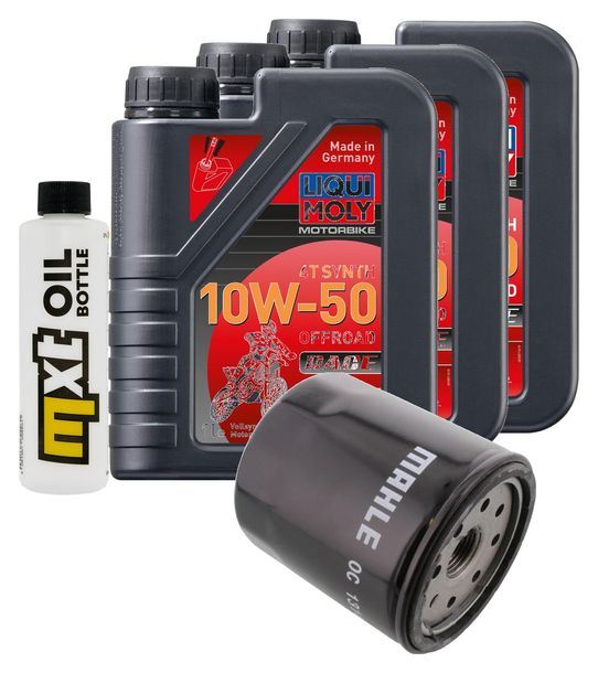 Inspektionspaket 3L 10W-50 + Ölfilter für Moto Guzzi Bellagio 935 ccm Bj. 2007 - 2008
