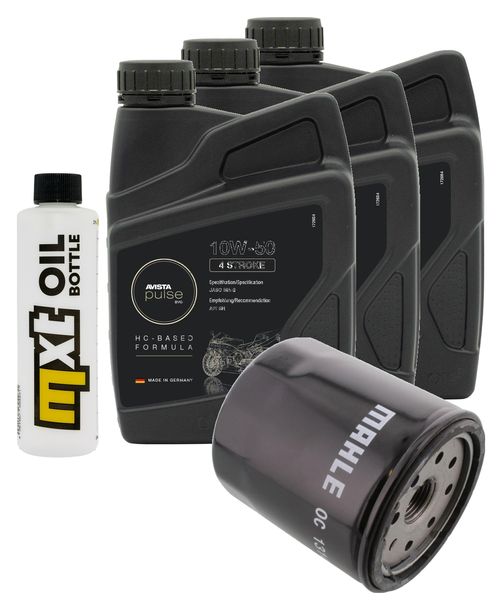 Inspektionspaket 3L 10W-50 + Ölfilter für Moto Guzzi Bellagio 935 ccm Bj. 2007 - 2008