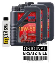 Ensemble d'inspection 3L 10W-50+filtre à huile pour Moto Guzzi Bellagio 935 ccm Année 2007 - 2008