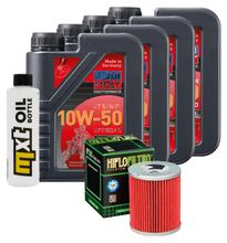 Inspectiepakket 4L 10W-50 + Oliefilter voor Moto-Morini 9.5 Corsaro 950 / 1200 cc bouwjaar 2006 - 2011