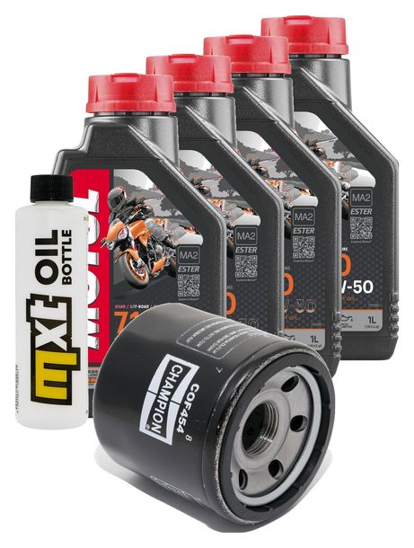 Inspektionspaket 4L 10W-50 + Ölfilter für MV Agusta Brutale S 750 ccm Bj. 2004