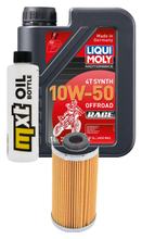 Paquete de inspección 1L 10W-50+filtro de aceite para Sherco SE 2.5 i R Sixdays 250 ccm Año 2012